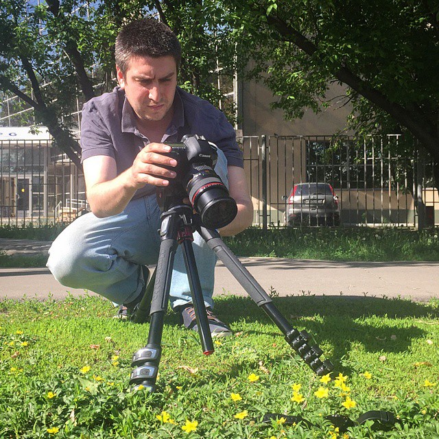 Kamera-Setup draußen